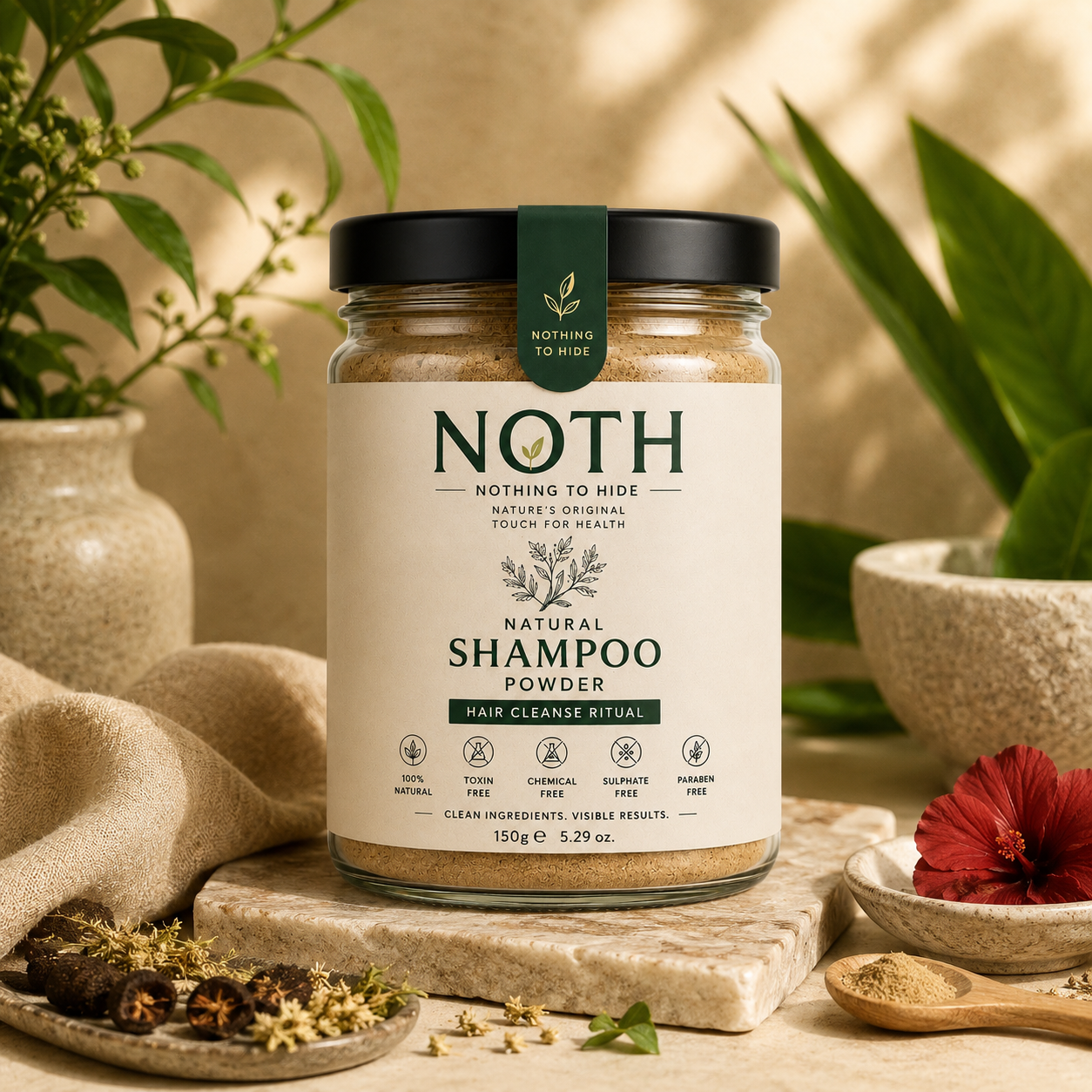 Natural Shampoo Powder